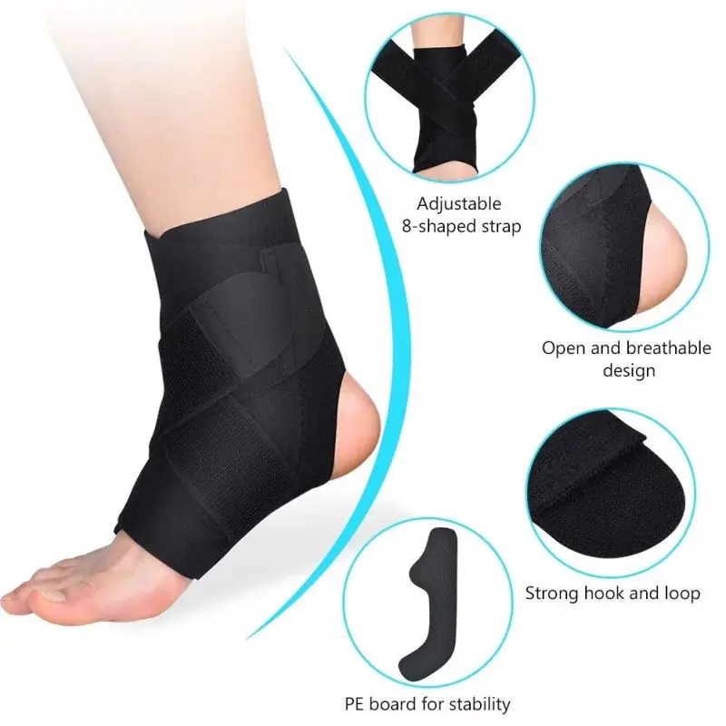 Ankle Mobility Band - Поддержка сухожилия, регулируемый бандаж на лодыжку,
