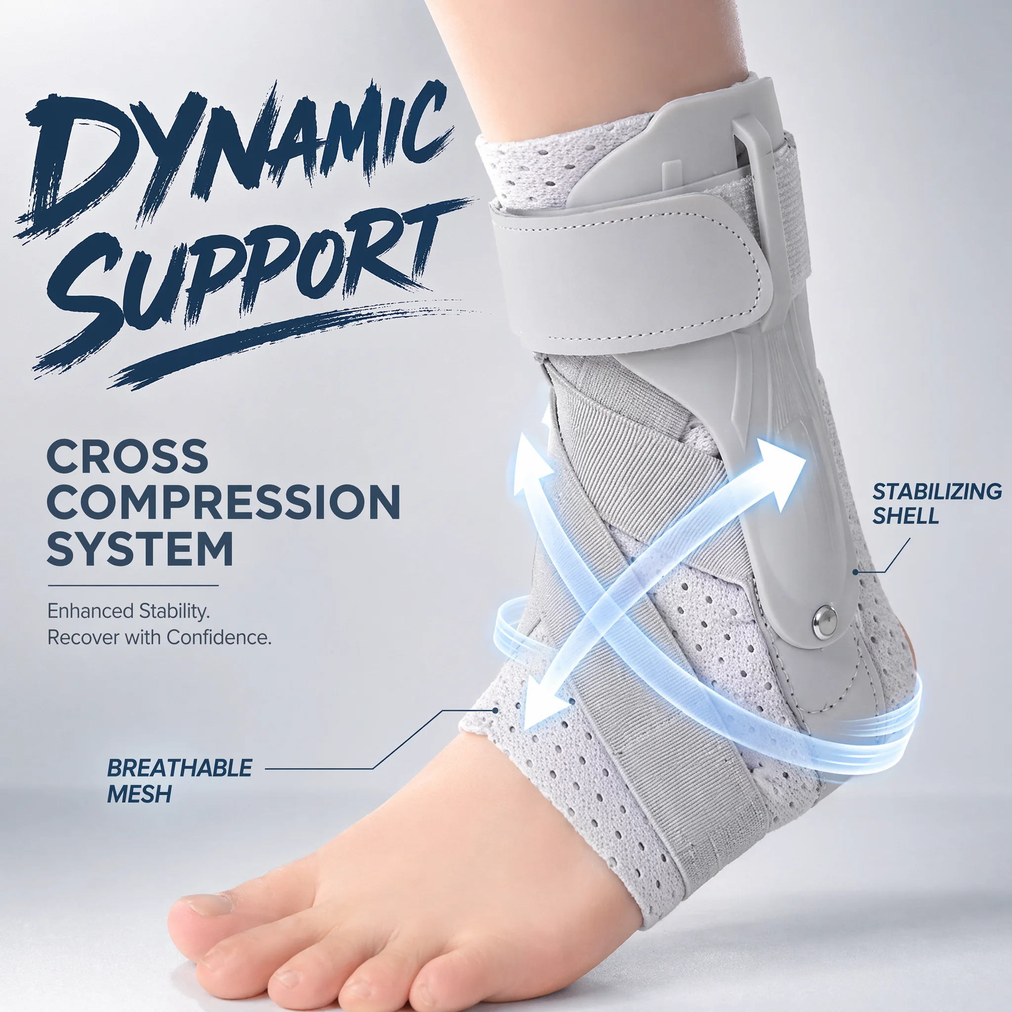 Ankle Mobility Band - Ортопедический бандаж для голеностопа с боковыми