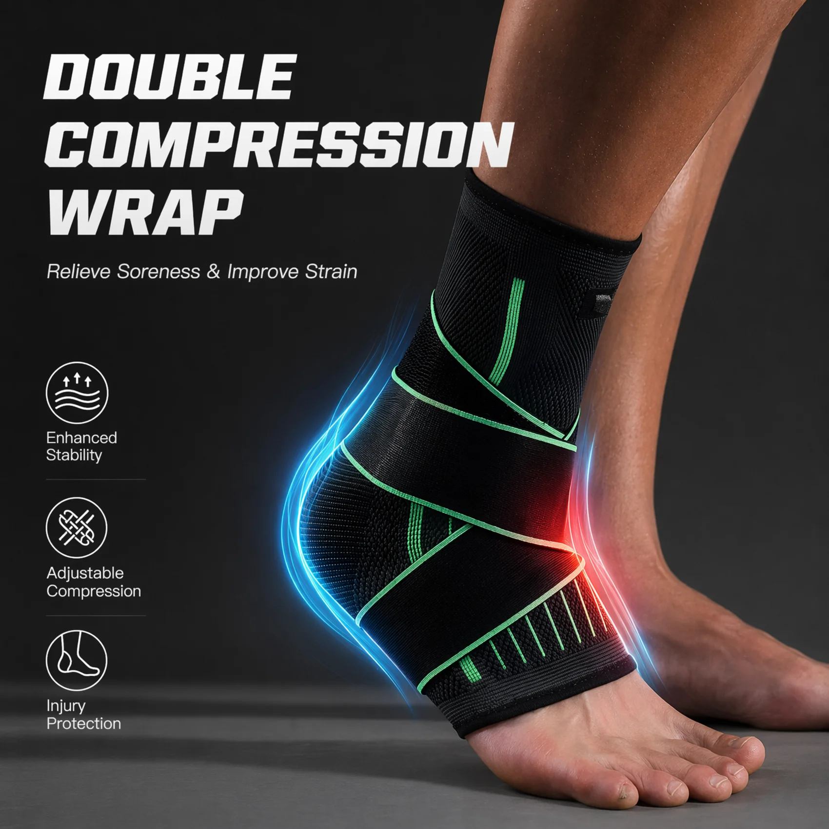 Дышащий компрессионный бандаж  – обзор и цена Ankle Mobility Band